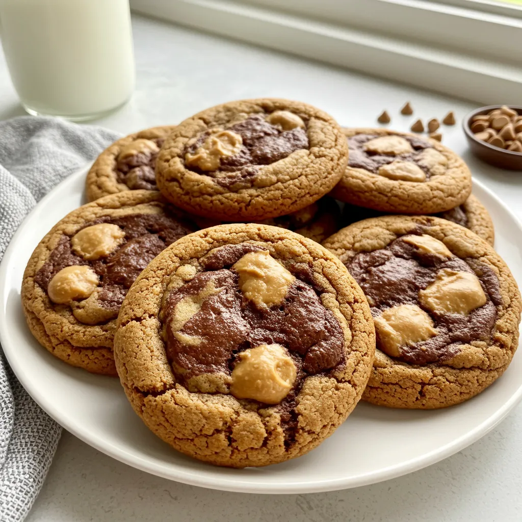 BEST RECIPE for Decadent Peanut Butter Brownie Swirl Cookies: Ultimate Chewy Chocolate Paradise with Perfect Sweet Indulgence - secondary view